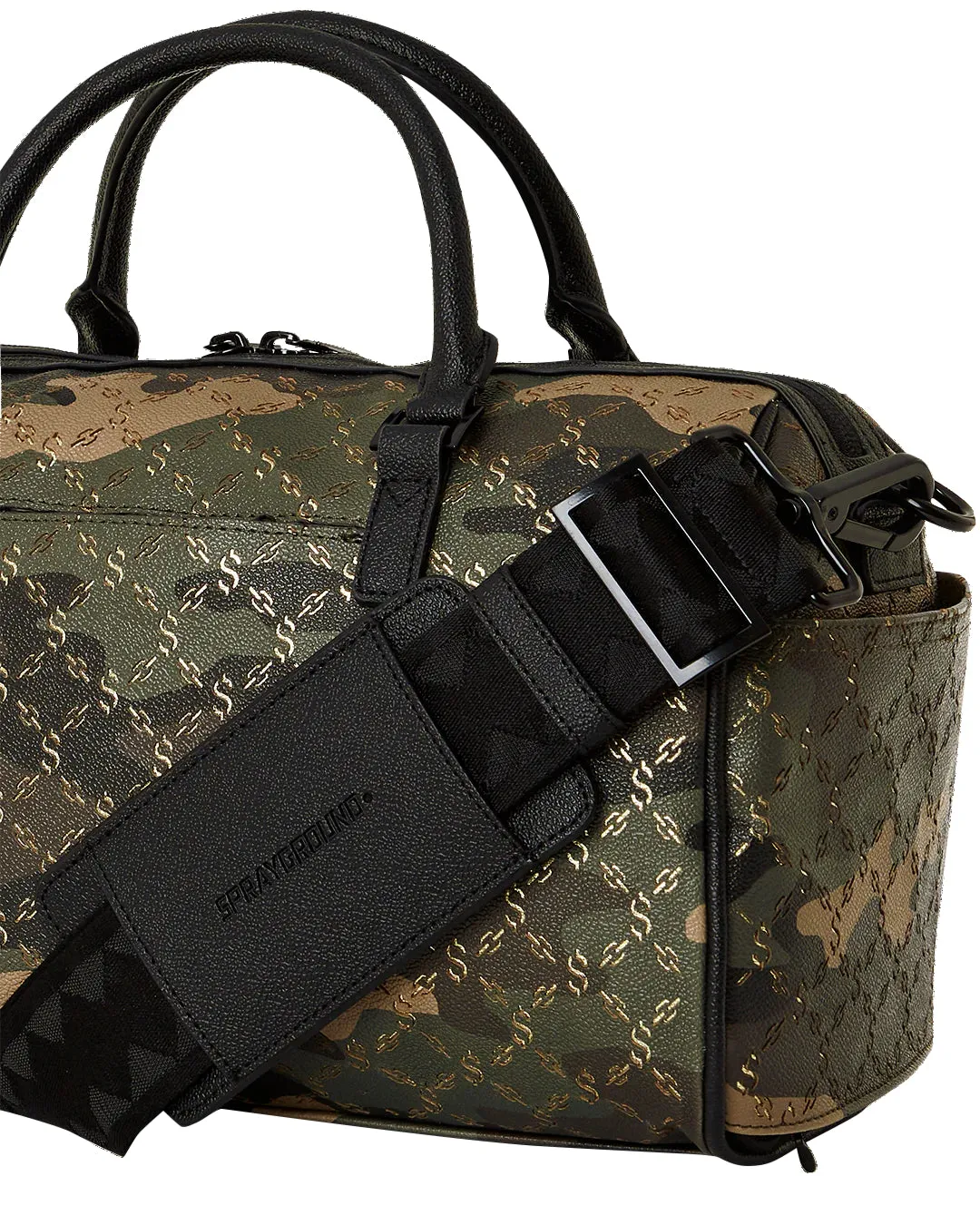 $ Pattern Camo Mini Duffle