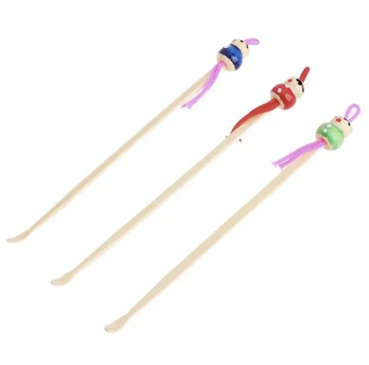 10 x Bamboo Ear Wax Remover Ear Picks Ear Scoop Ear Clean Tool Ear Wax Cleaner BMT02