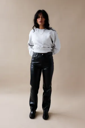 90'S PINCH WAIST DETOX LEATHER