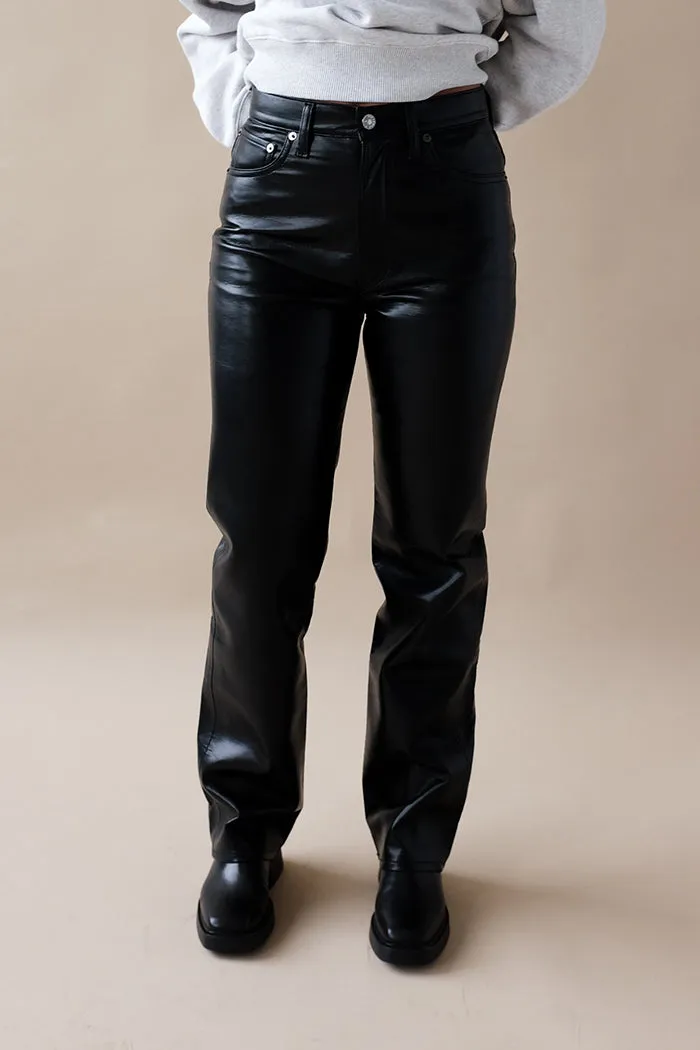 90'S PINCH WAIST DETOX LEATHER