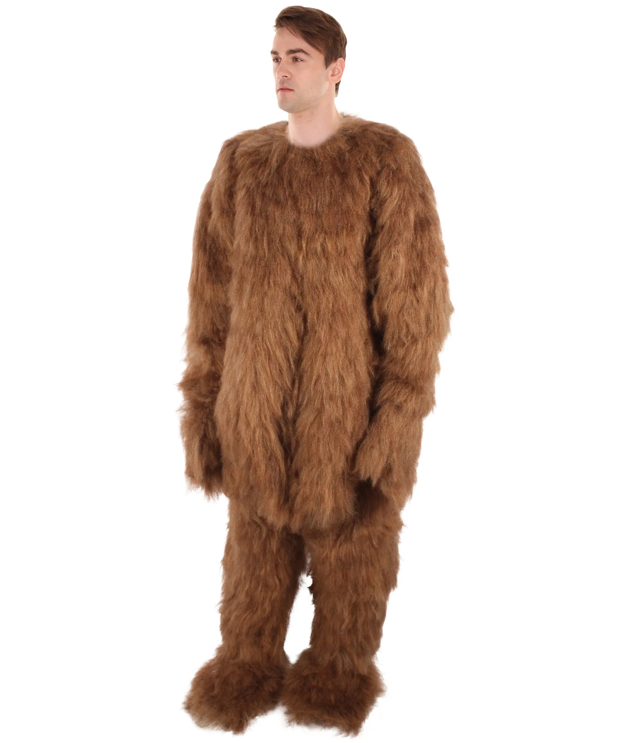 Adult Unisex Brown Dog Jumpsuit Costume I Perfect For Halloween I Flame-retardant Synthetic Fiber