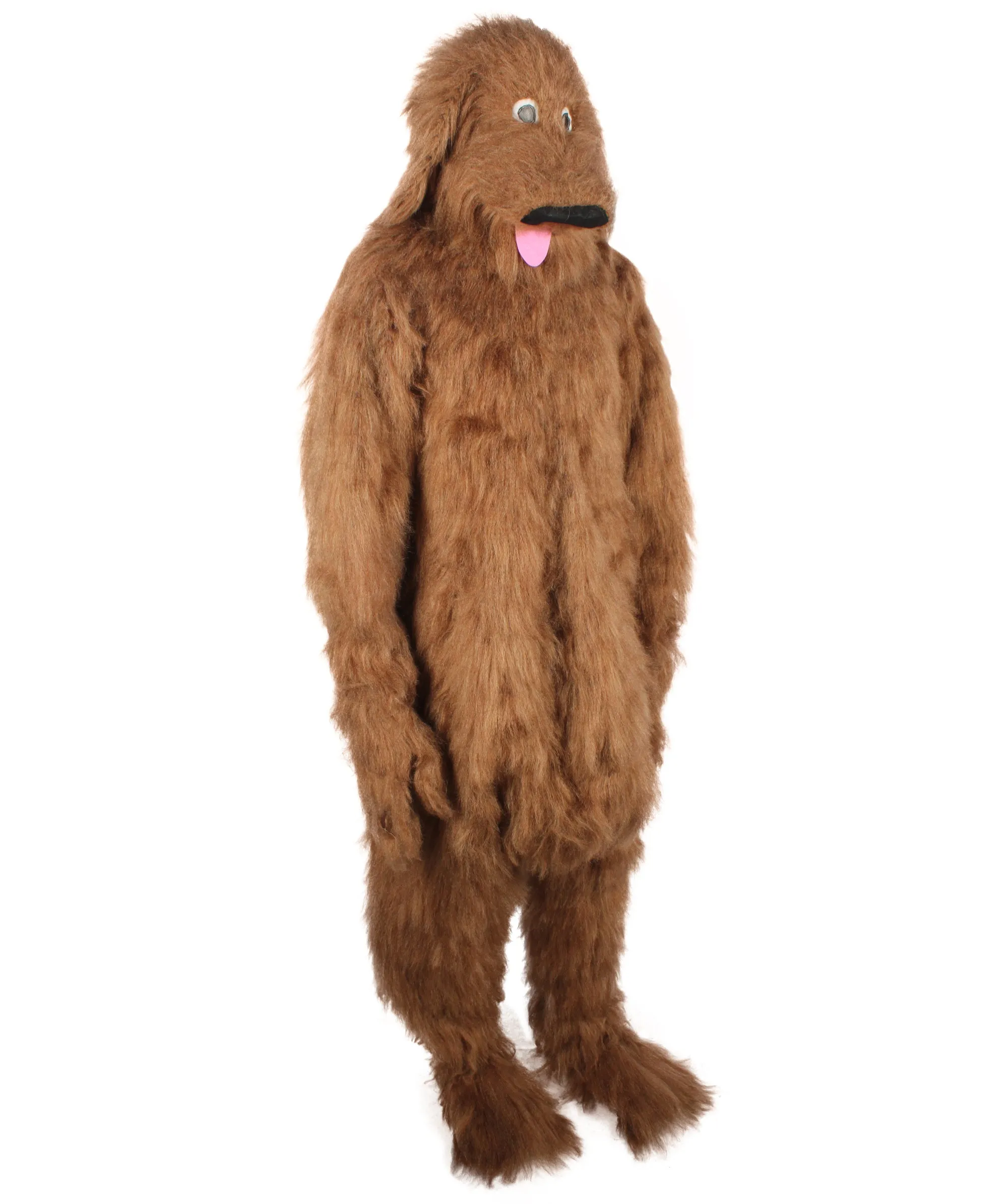 Adult Unisex Brown Dog Jumpsuit Costume I Perfect For Halloween I Flame-retardant Synthetic Fiber