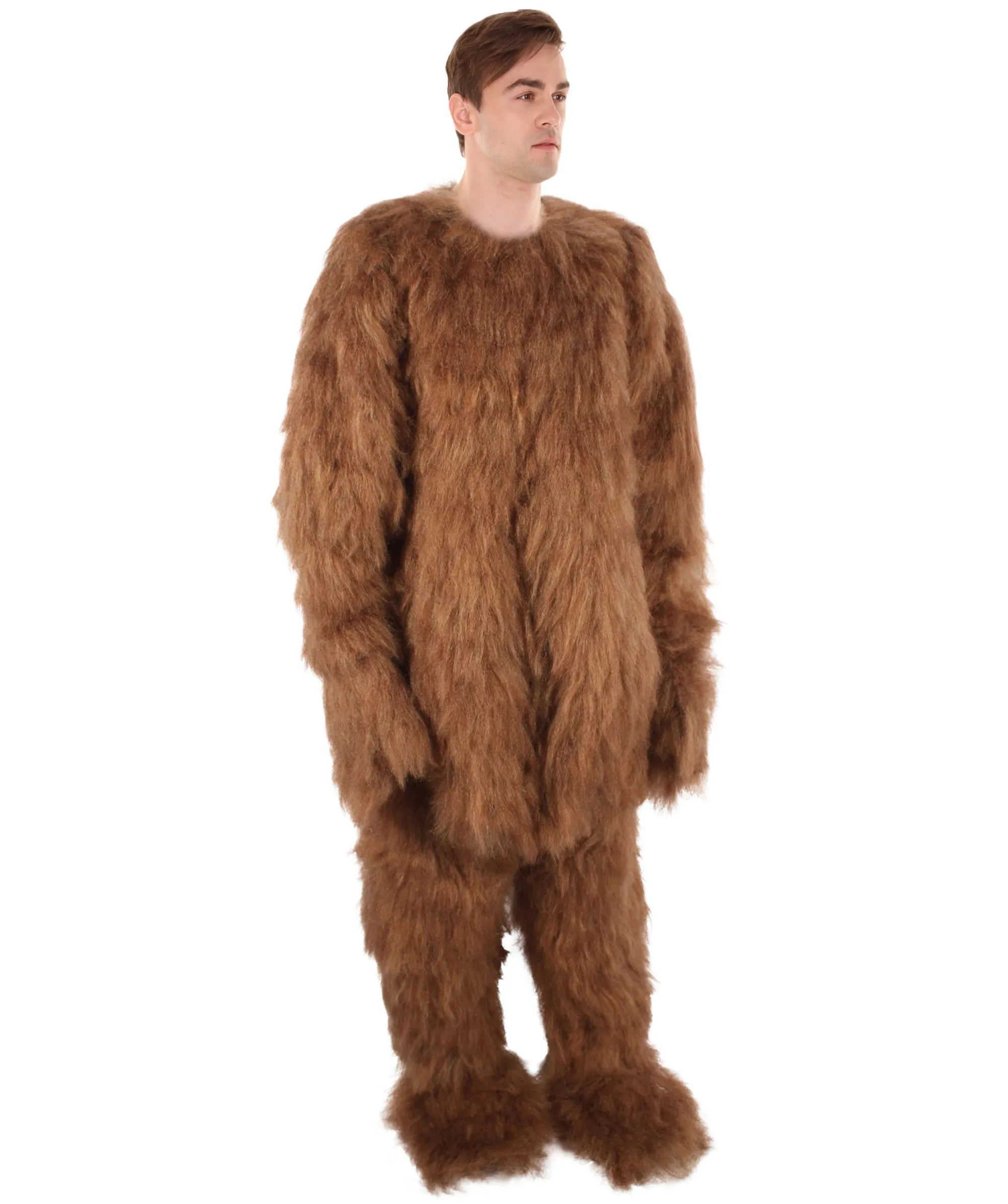 Adult Unisex Brown Dog Jumpsuit Costume I Perfect For Halloween I Flame-retardant Synthetic Fiber