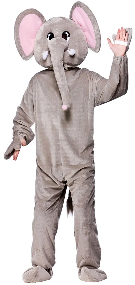 Adults Deluxe Mascot Paradise Elephant Circus Animal Costume