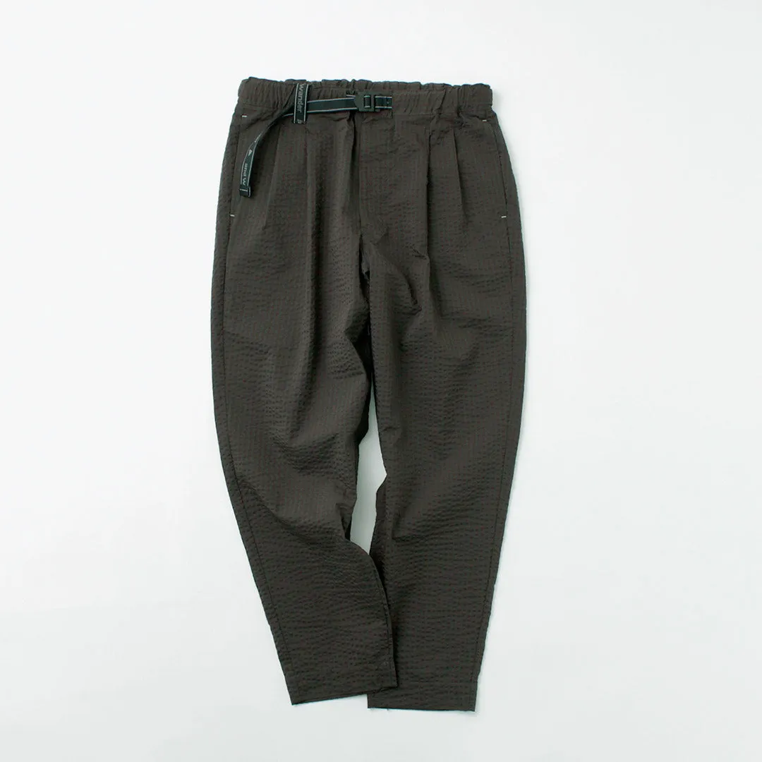 AND WANDER / Dry Soft Seersucker Pants