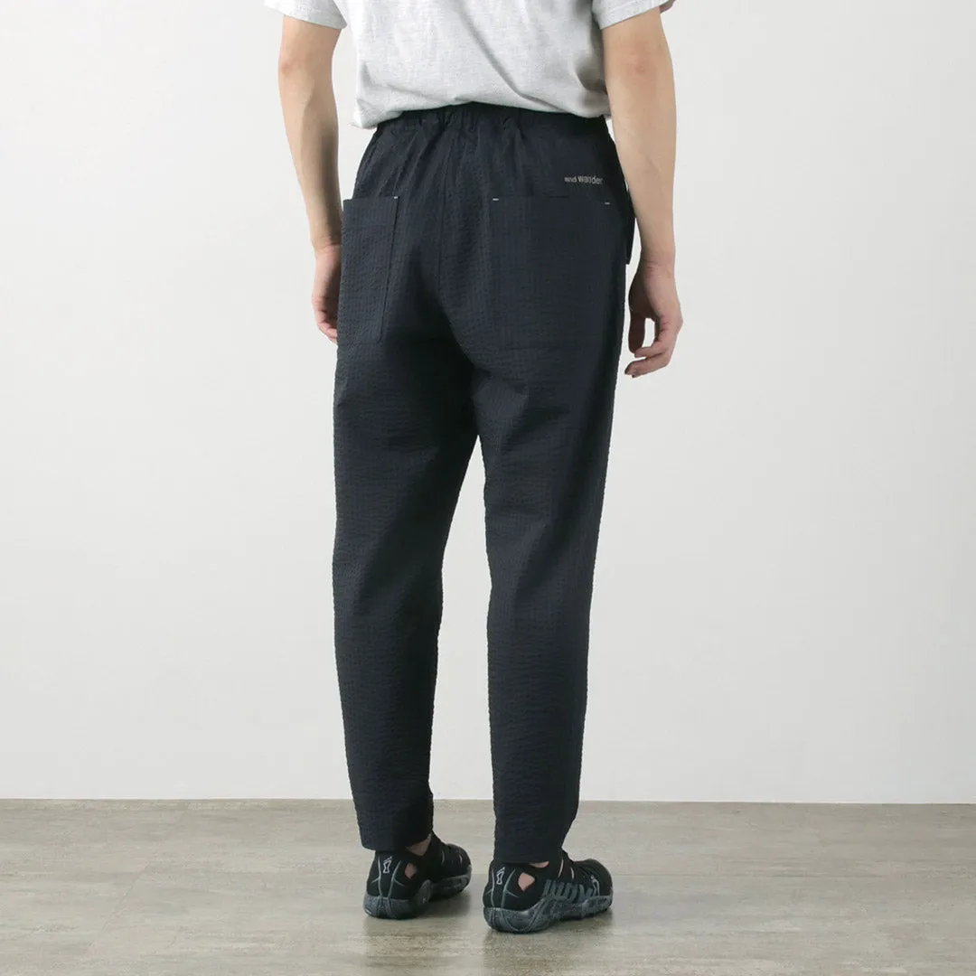 AND WANDER / Dry Soft Seersucker Pants