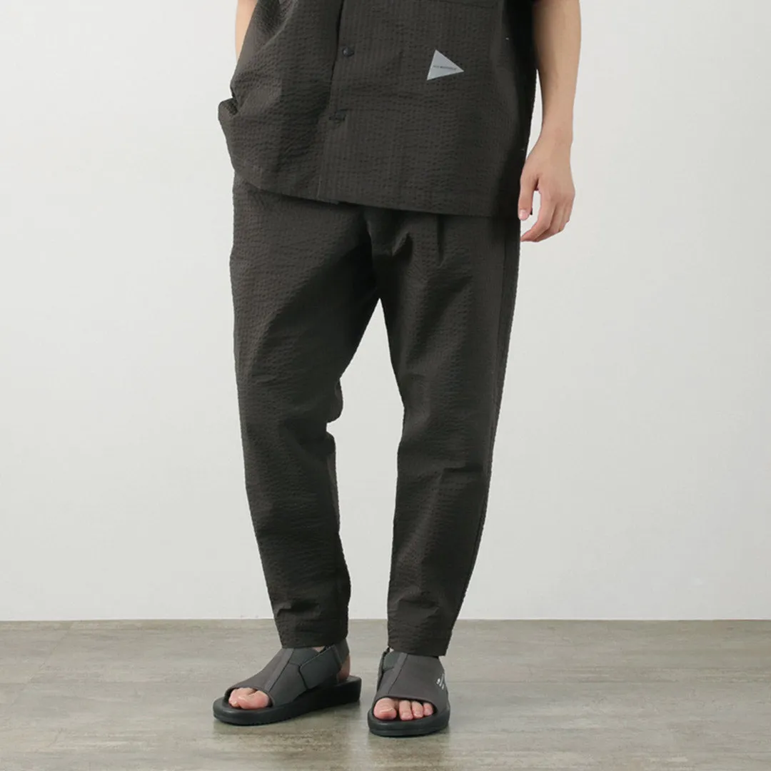 AND WANDER / Dry Soft Seersucker Pants