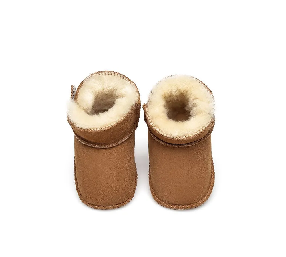 AUSTRALIAN SHEPHERD® UGG Baby Australian Sheepskin Wool Booties Erin