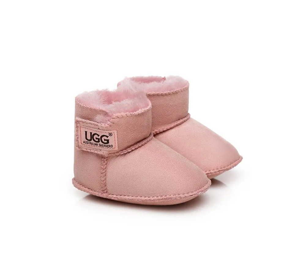 AUSTRALIAN SHEPHERD® UGG Baby Australian Sheepskin Wool Booties Erin