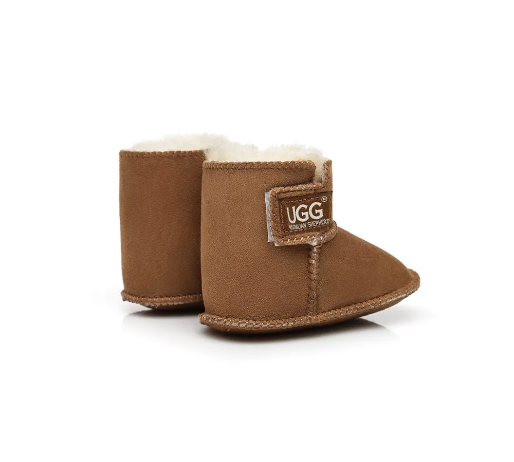 AUSTRALIAN SHEPHERD® UGG Baby Australian Sheepskin Wool Booties Erin