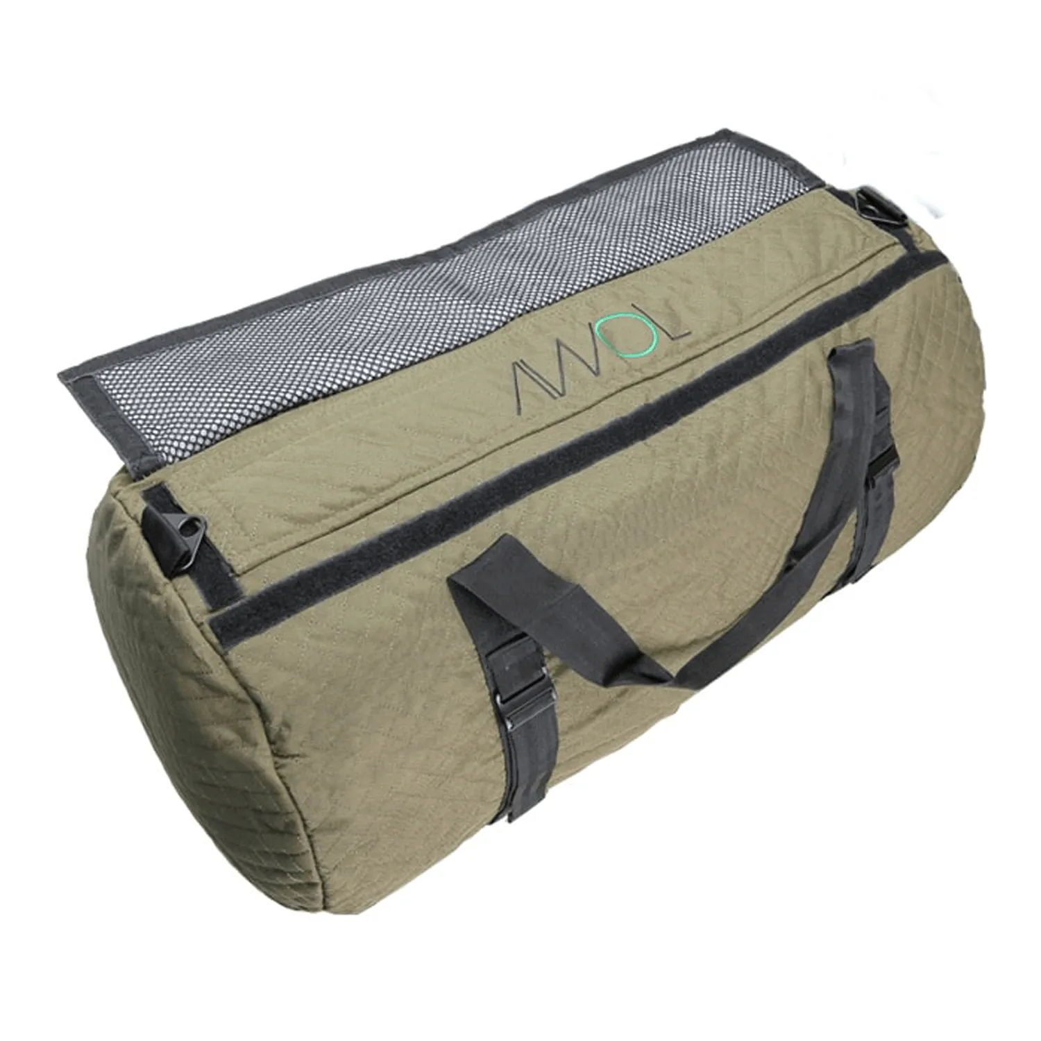 AWOL DAILY X-Large Quilted Green Duffle Bag