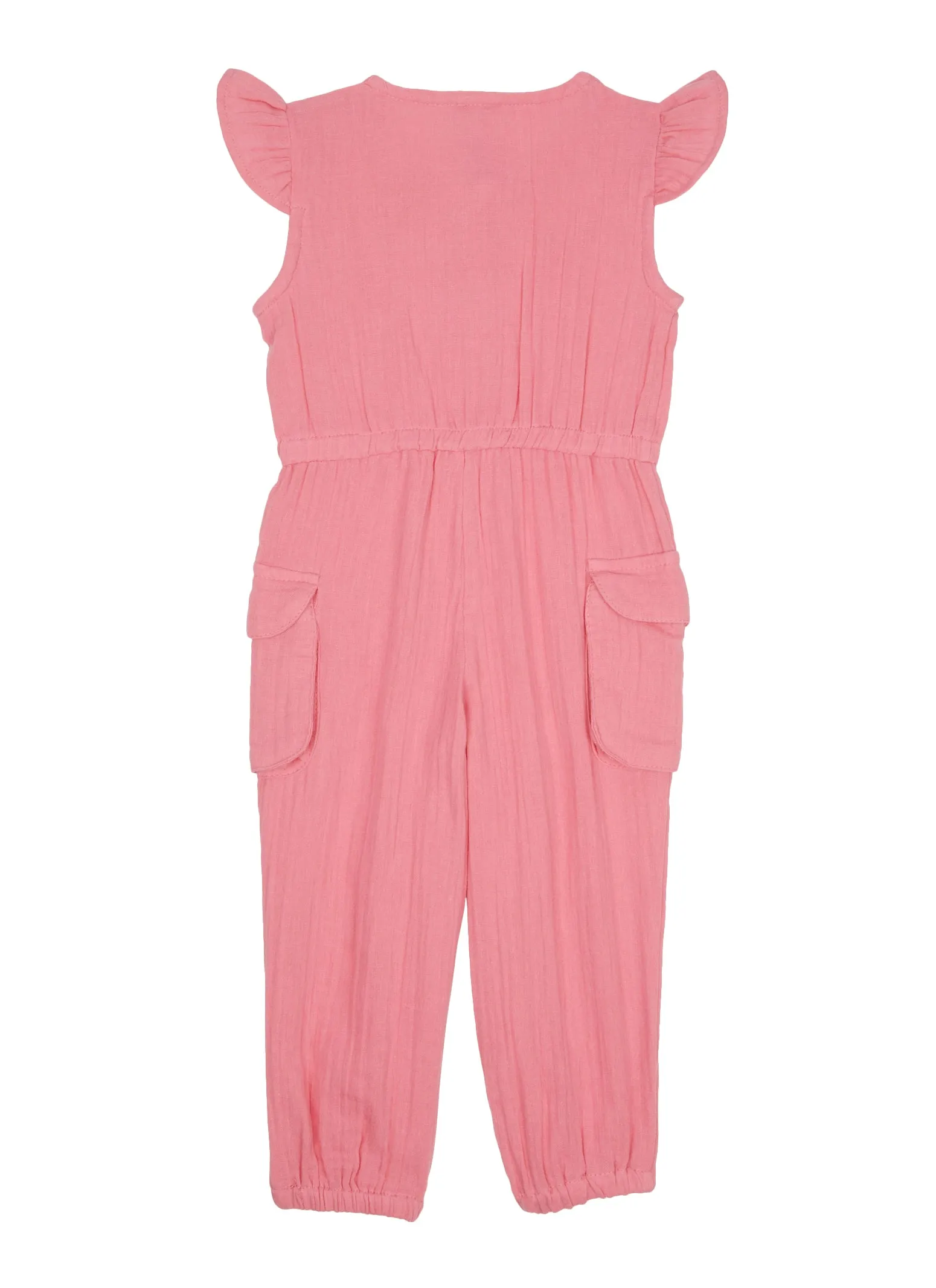 Baby Girls 12-24M Linen Jumpsuit