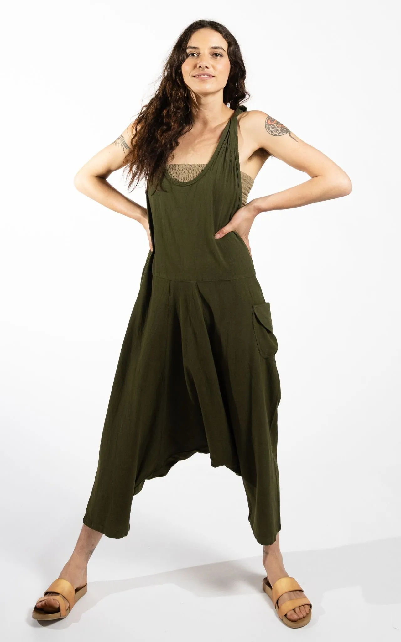 Bahini Overalls - Green