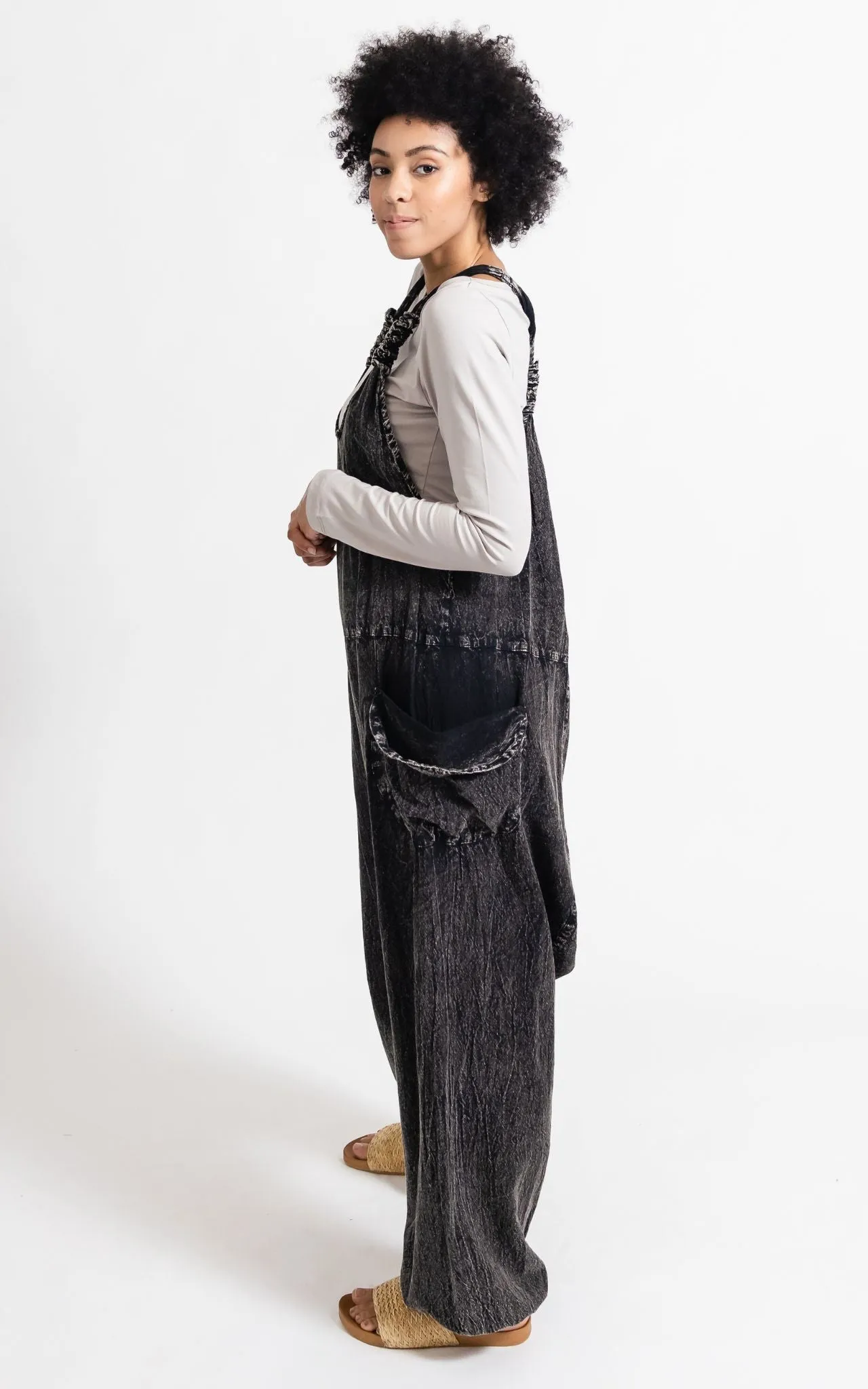 Bahini Overalls Long - Black