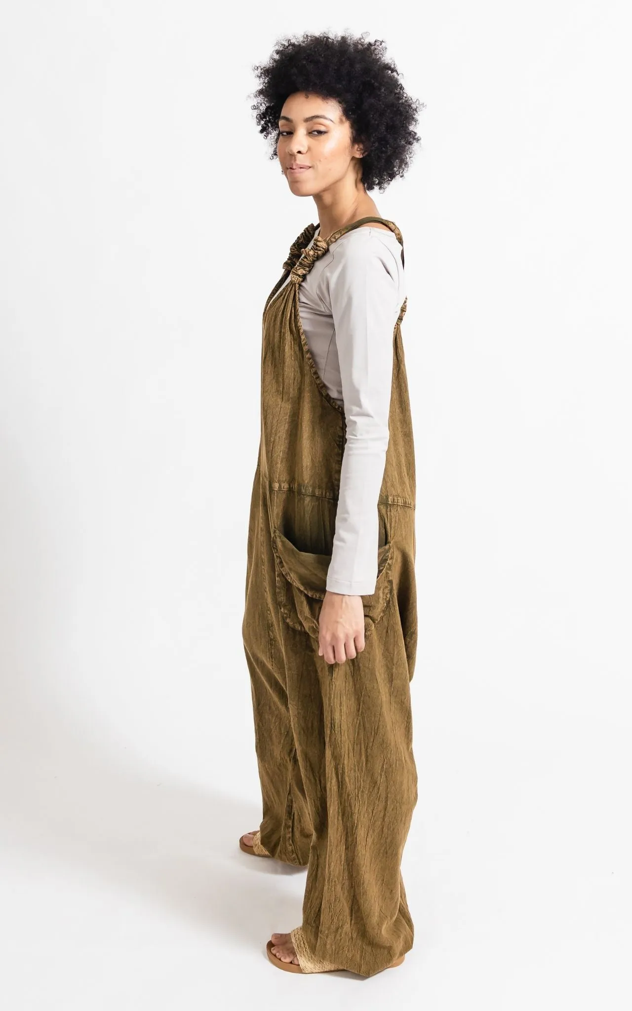 Bahini Overalls - Long Stonewashed