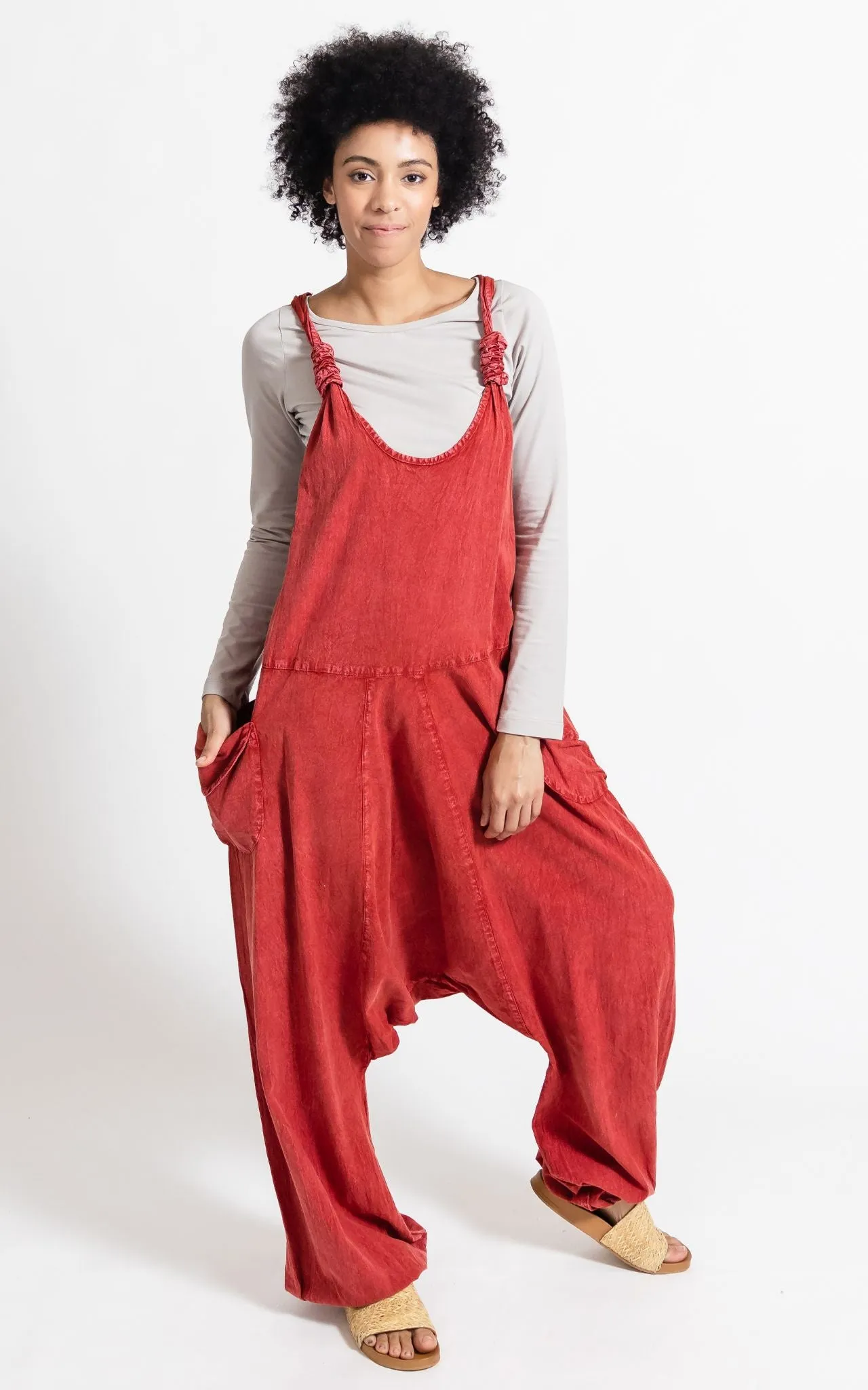 Bahini Overalls - Long Stonewashed