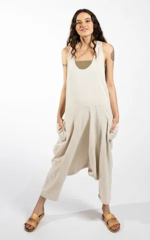 Bahini Overalls - Oatmeal