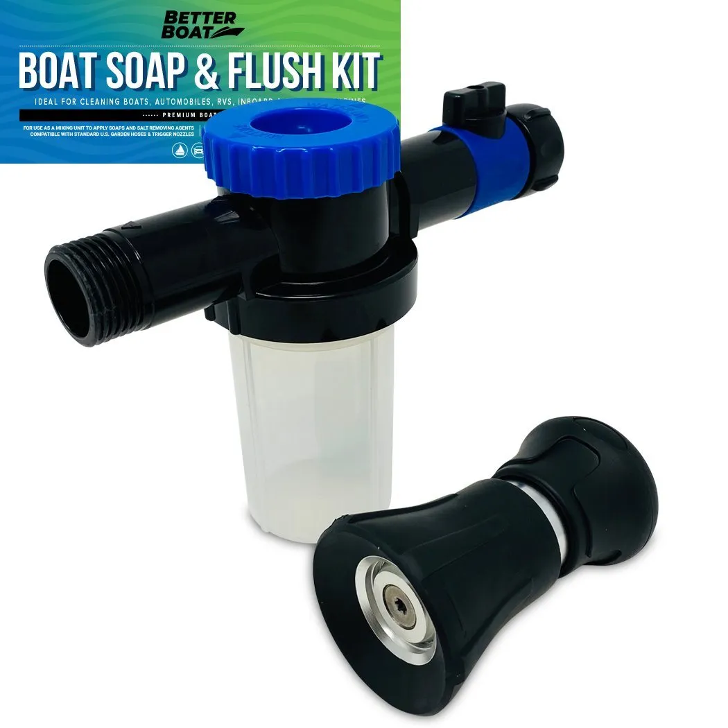 Better Boat Boat Soap Wash Sprayer and Boat Engine Flush Kit