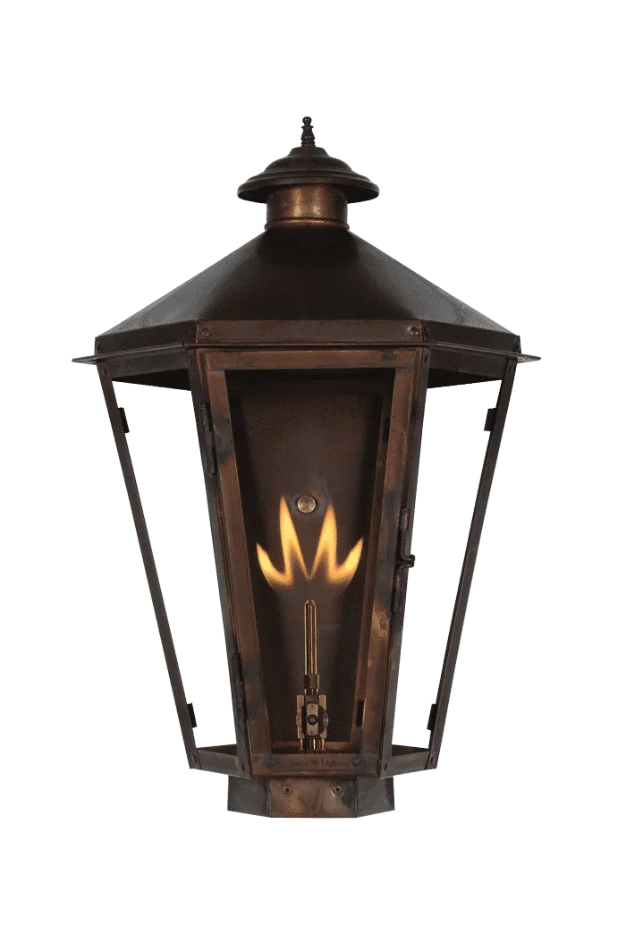 Biloxi Copper Lantern - Medium