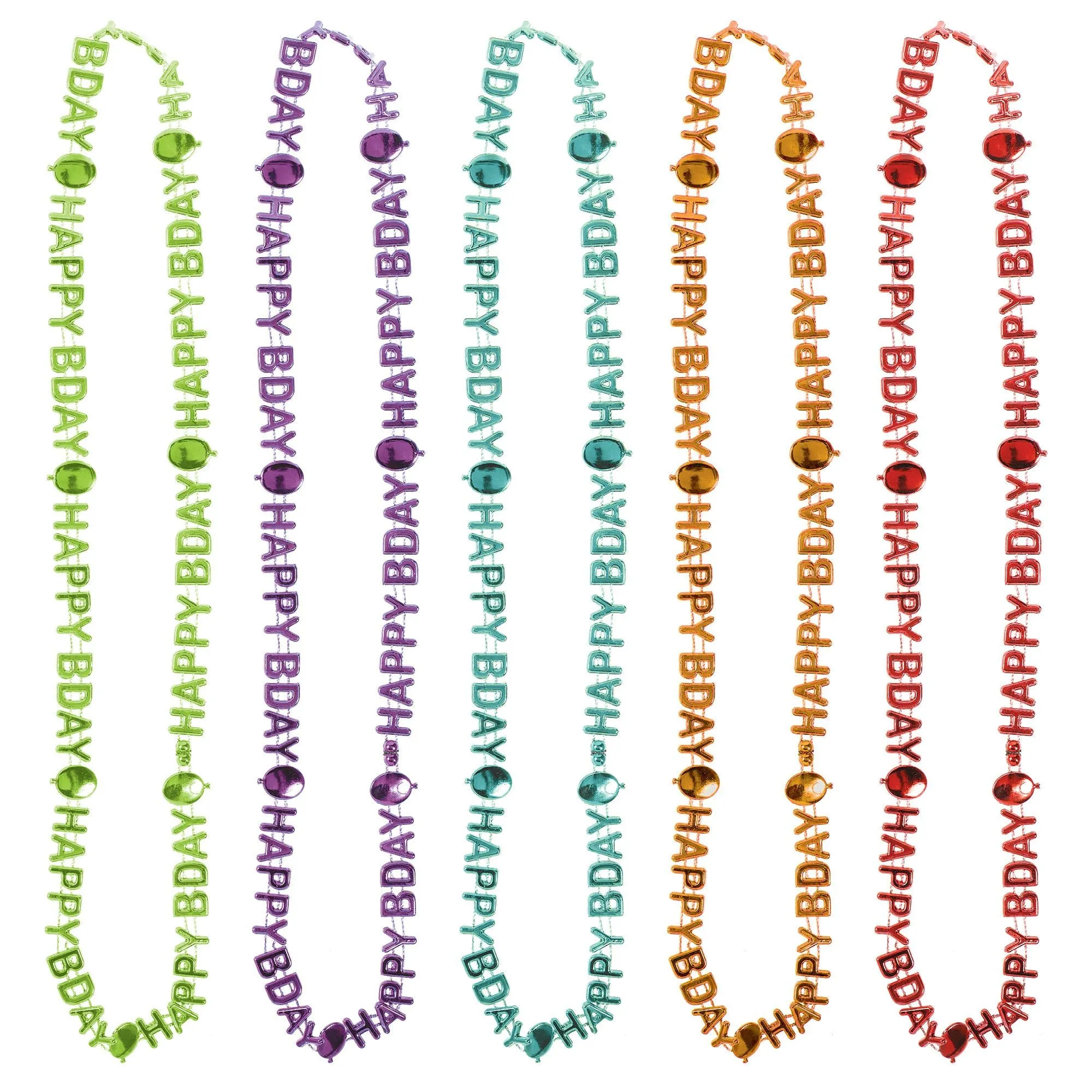 Birthday Celebration Necklaces 30" | 10 ct