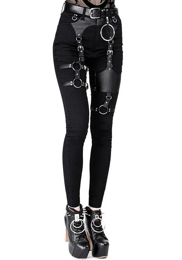 Black Gothic Harness | JEANS