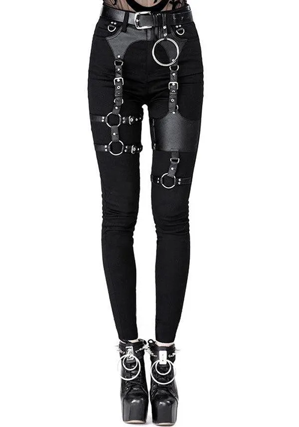 Black Gothic Harness | JEANS