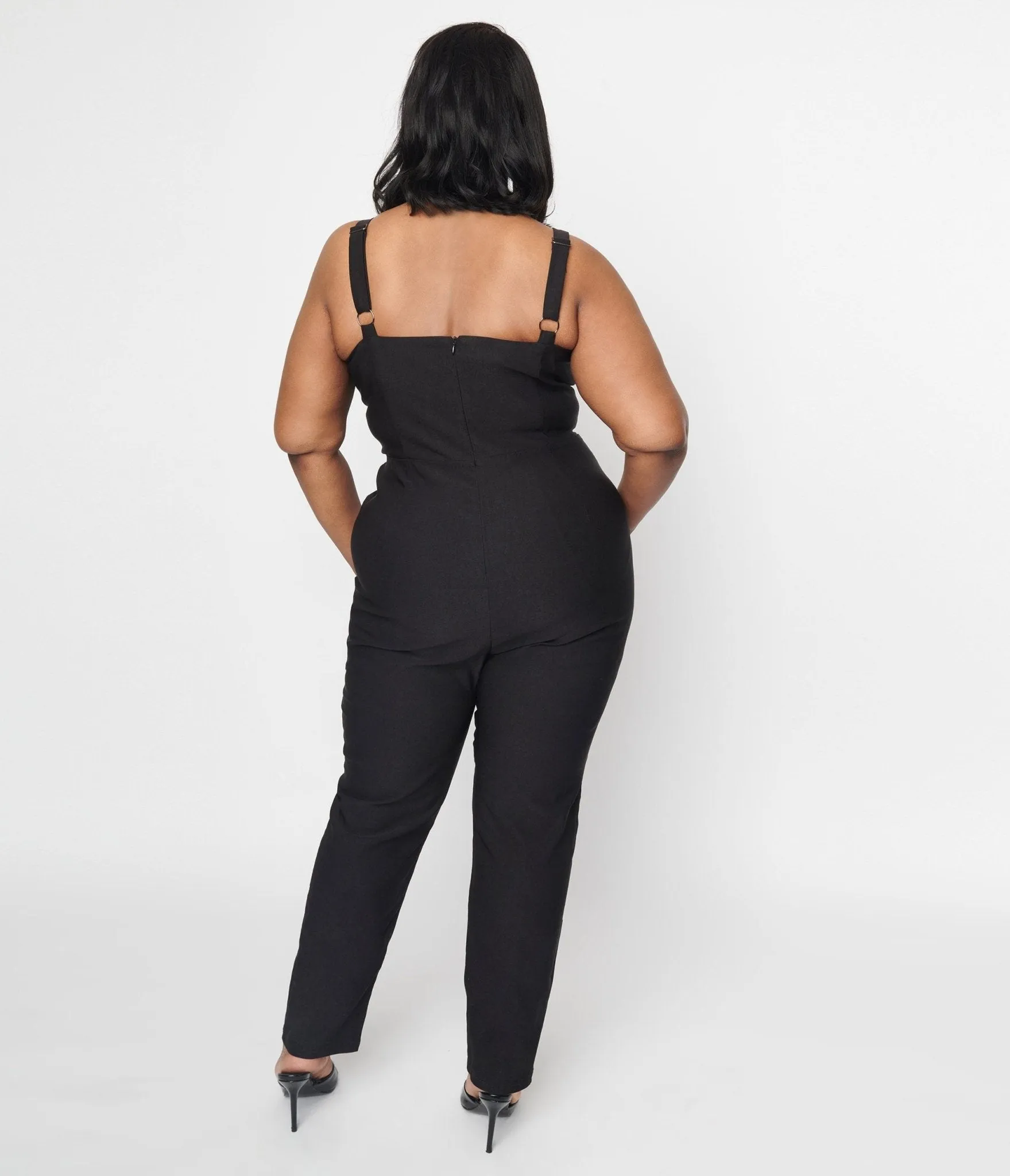 Black Tuxedo Jumpsuit