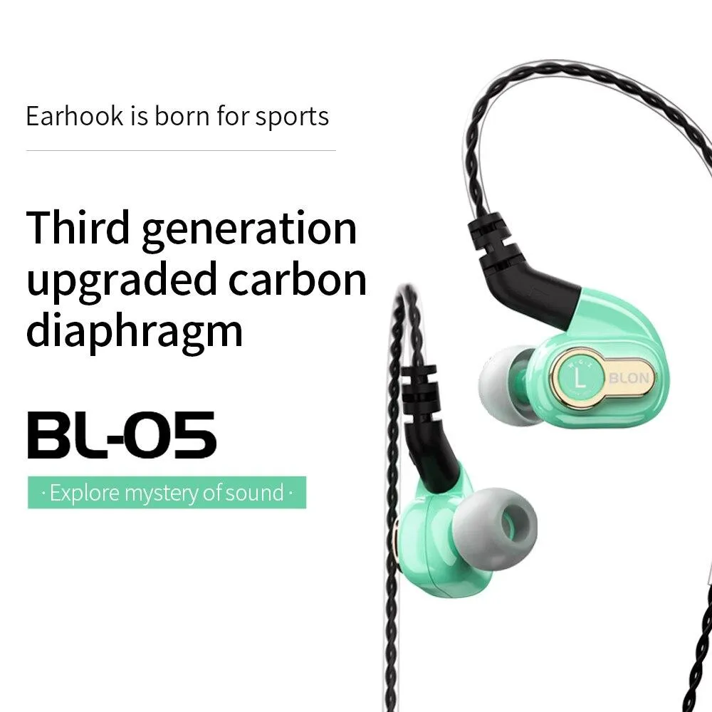 BLON BL-05s BL05s 3rd Generation 10mm Upgraded Carbon Diaphragm In Ear Earphone