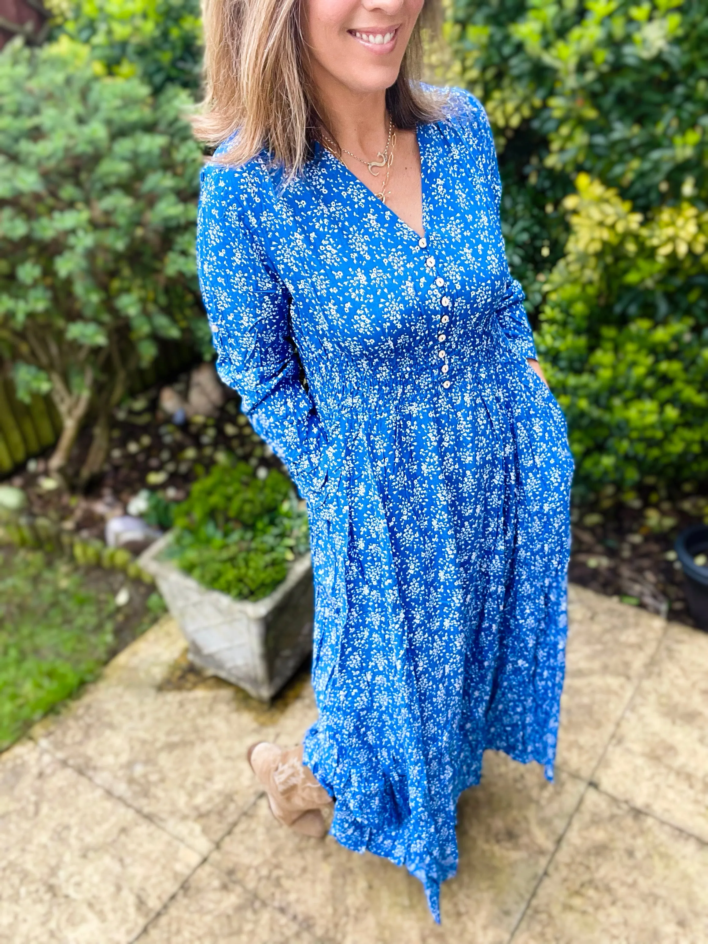 Blue Liberty Dress