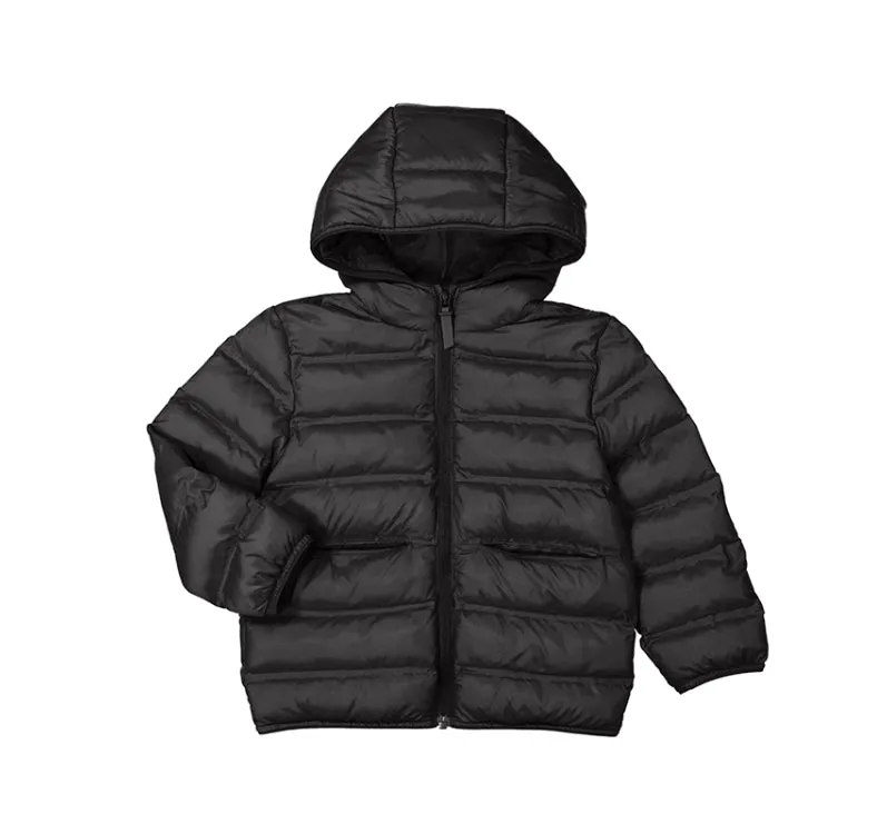 Boys Ultralight Coat- Black