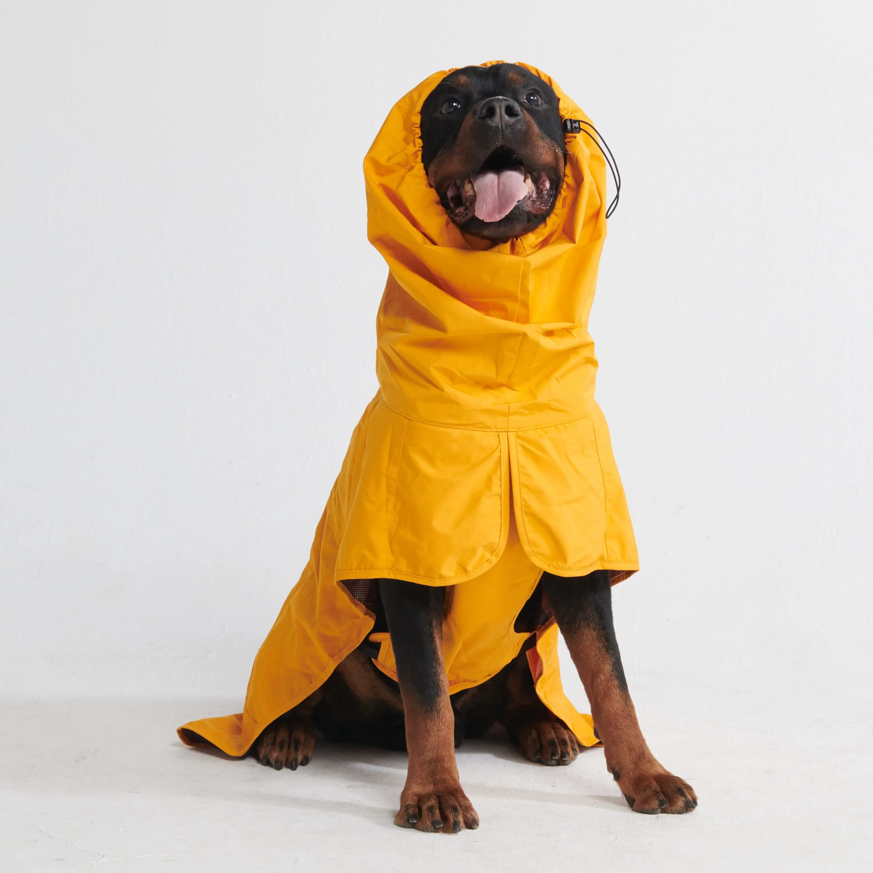 Breatheshield™ Dog Raincoat - Mustard Yellow