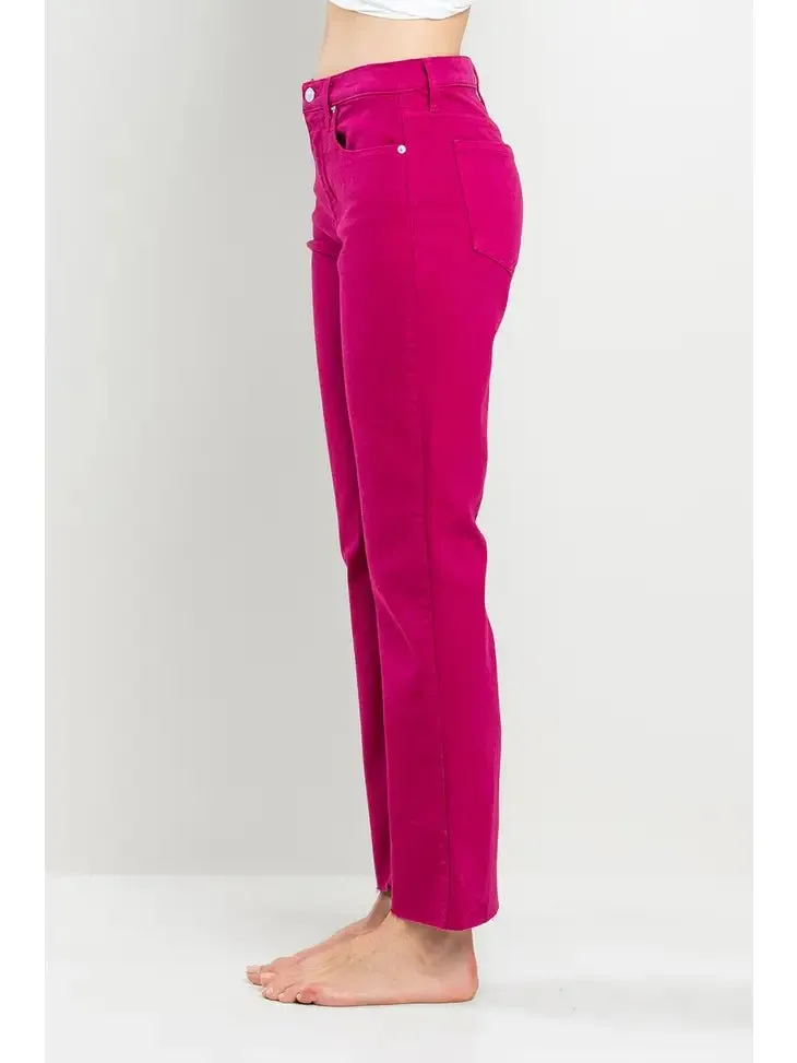 Bright Side High Rise Straight Pants