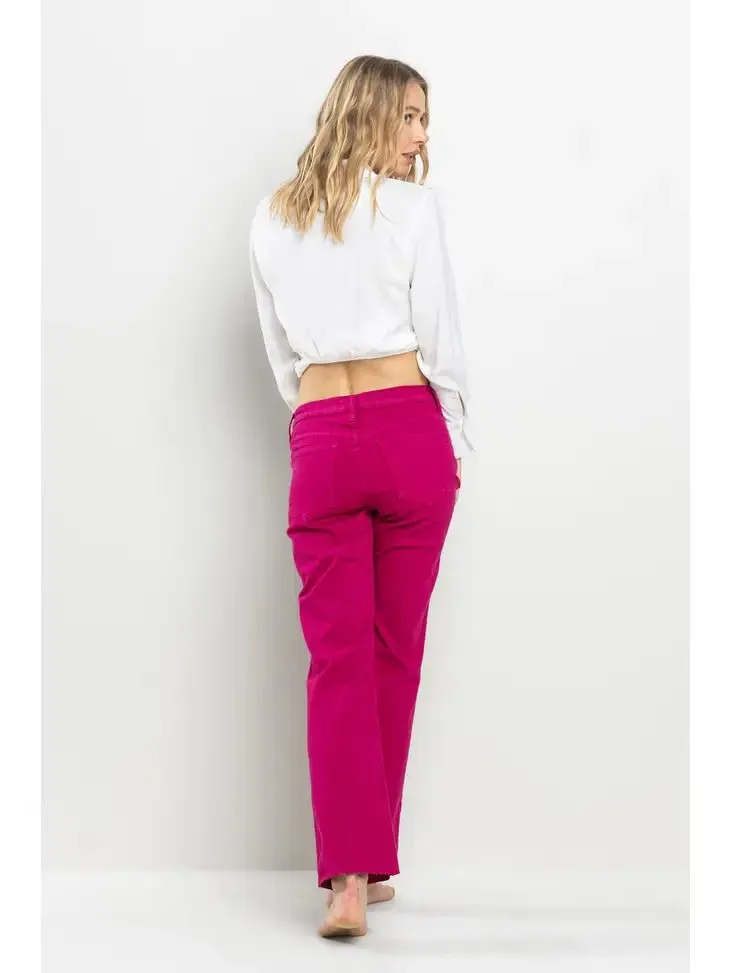 Bright Side High Rise Straight Pants