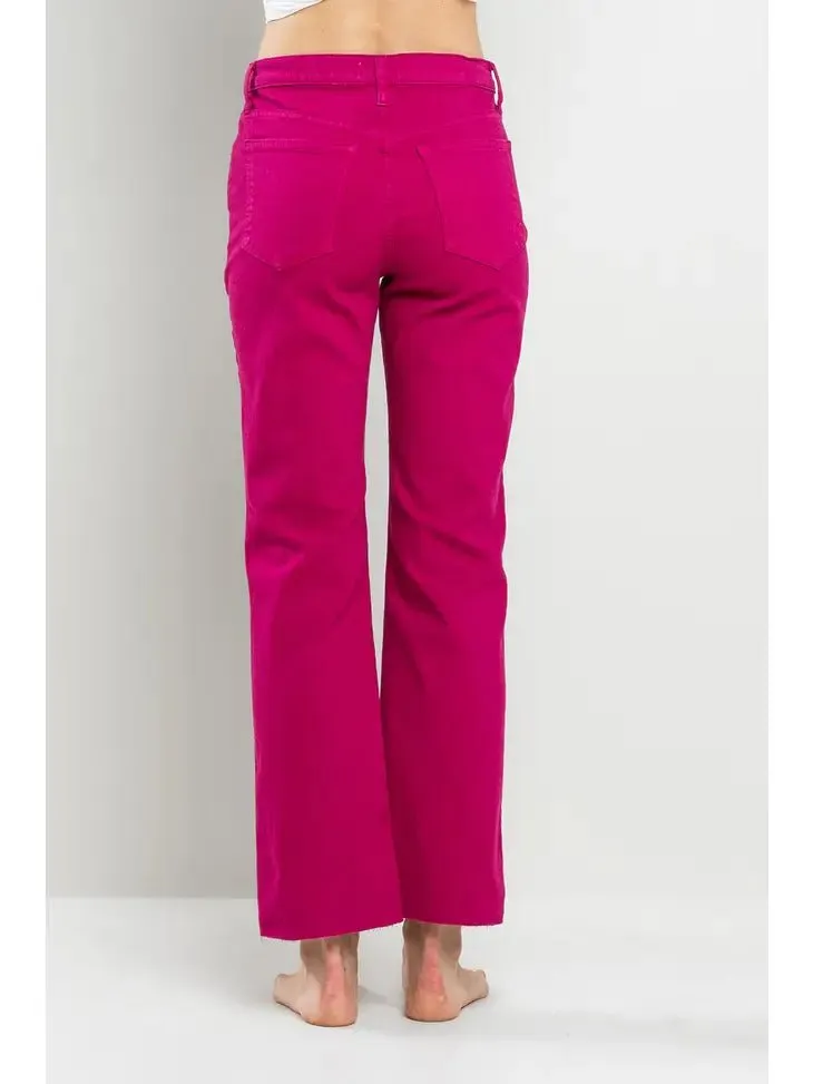 Bright Side High Rise Straight Pants