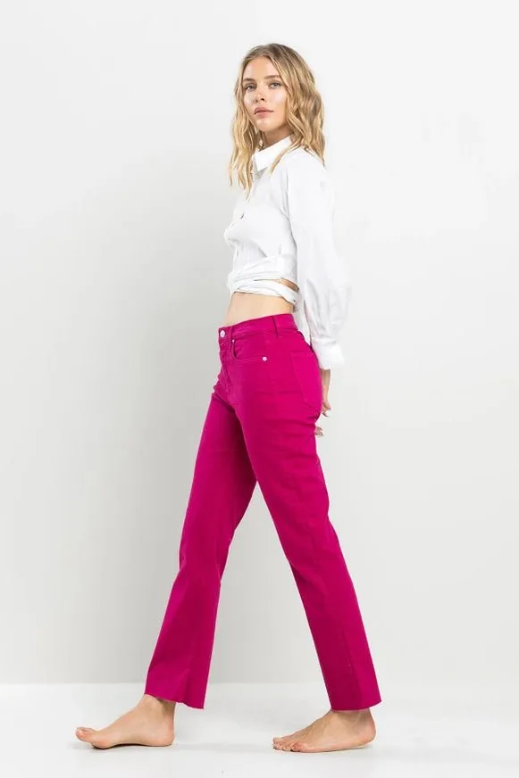 Bright Side High Rise Straight Pants