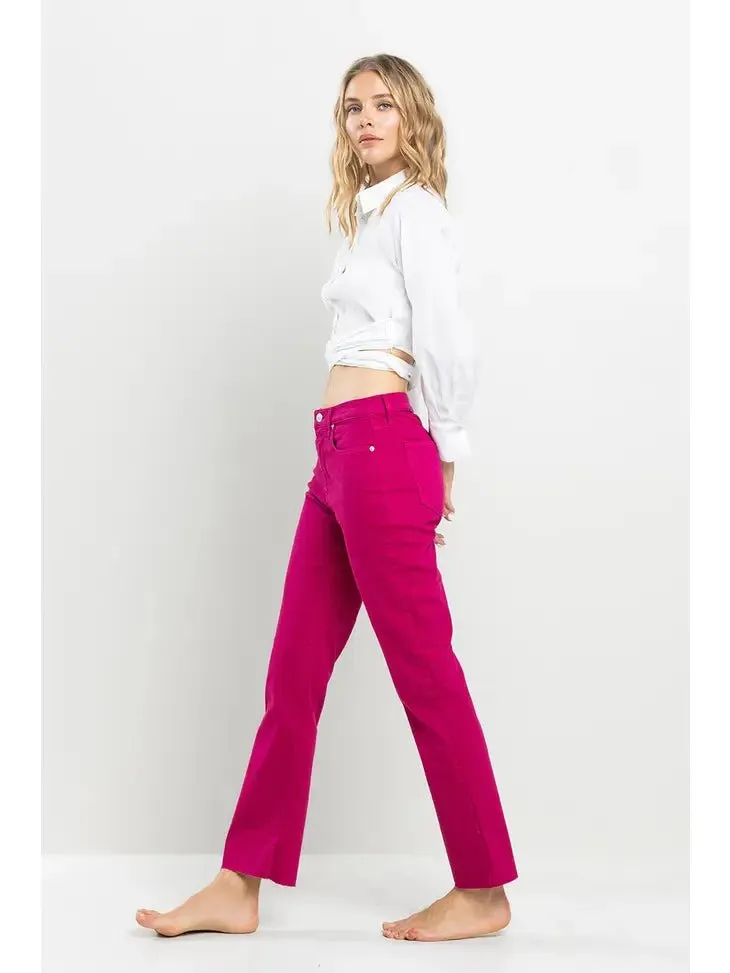 Bright Side High Rise Straight Pants