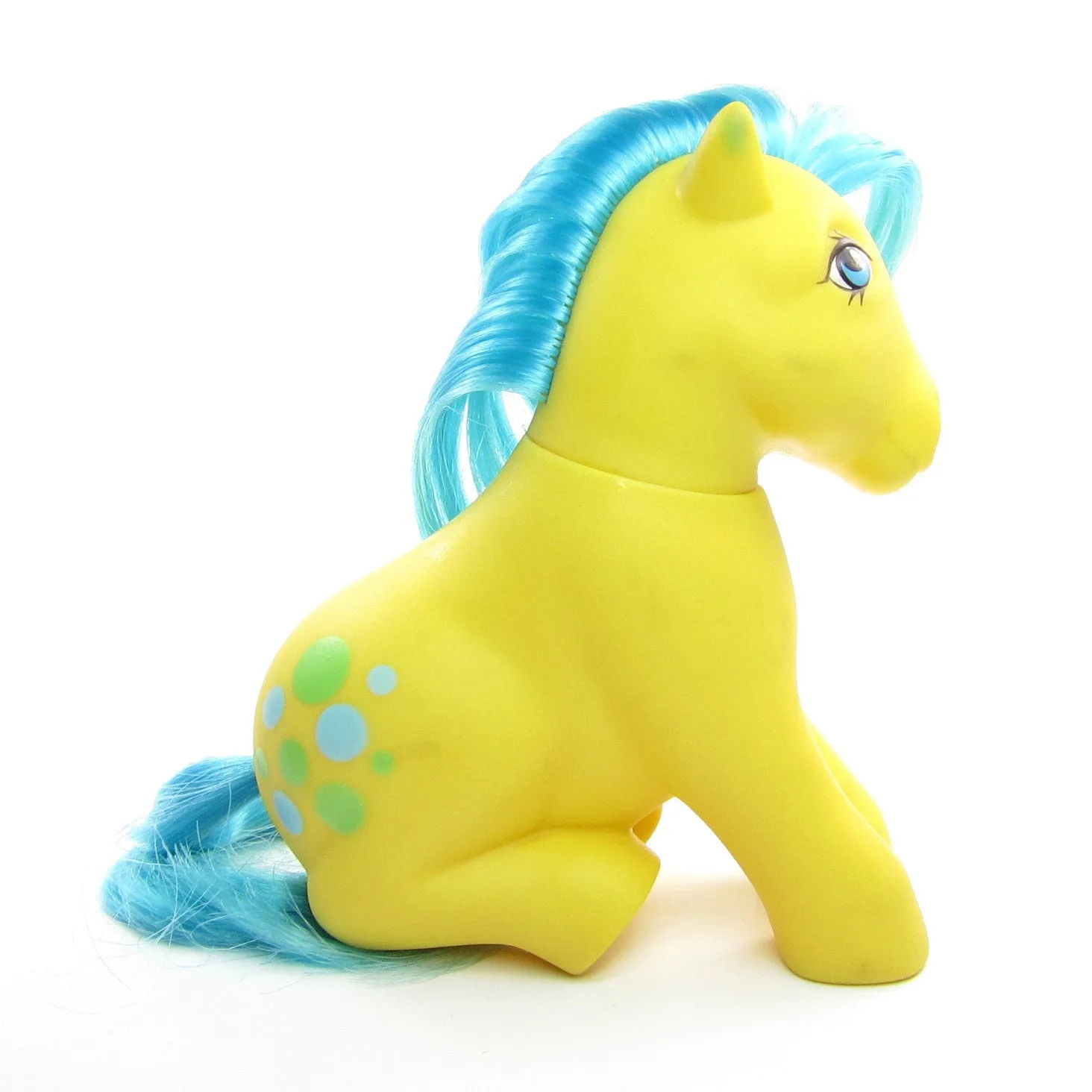 Bubbles My Little Pony Vintage G1 Sitting Pose