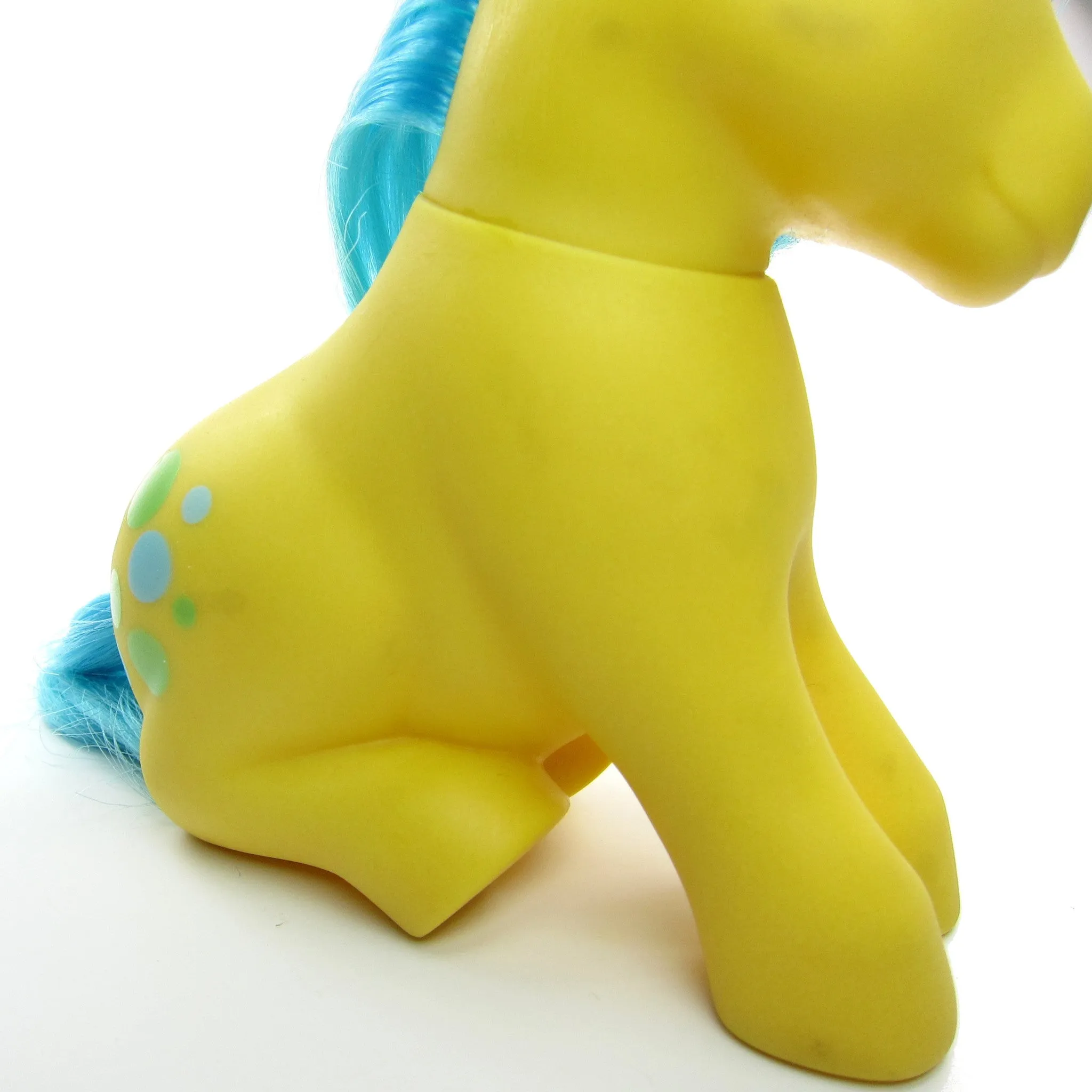 Bubbles My Little Pony Vintage G1 Sitting Pose