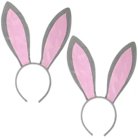 Bunny Ears Headband - Plush Easter Rabbit Ears (2pcs) - FUNCREDIBLE