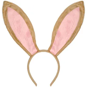 Bunny Ears Headband - Plush Easter Rabbit Ears- FUNCREDIBLE