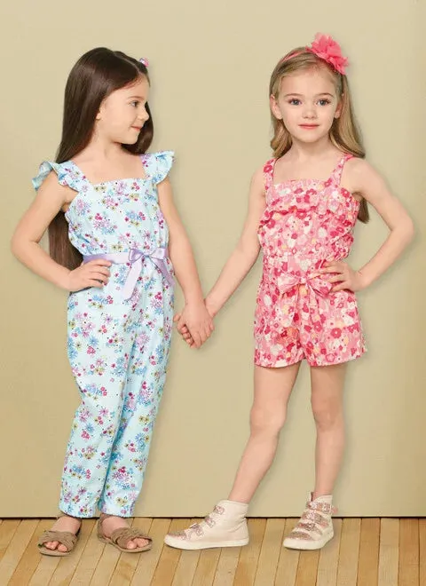 Butterick Child Romper, Jumpsuit and Sash B6907