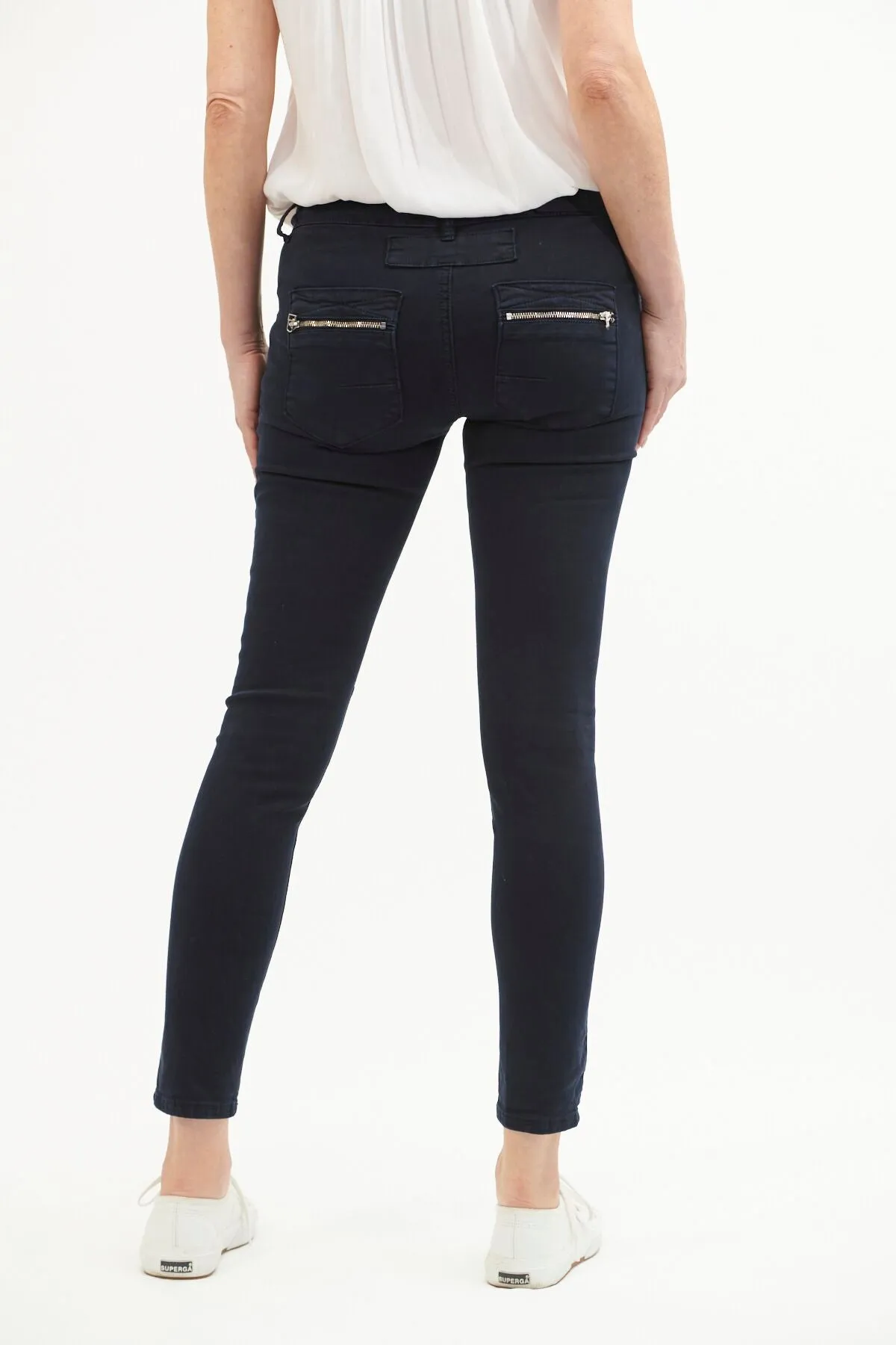 Button Jeans By Italian Star - Indigo