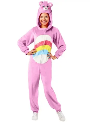 Care Bears Adults Plus Size Pink Cheer Bear Costume