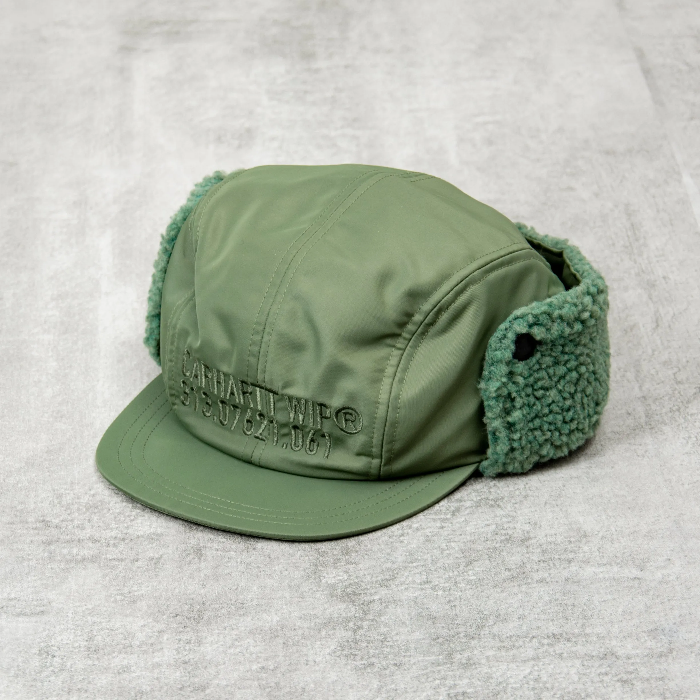 Carhartt WIP Olten Ear Guard Cap - Duck Green