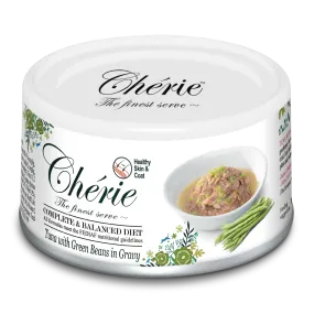 Cherie Cat Healthy Skin & Coat - Tuna with Green Beans in Gravy 80g