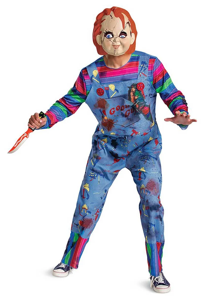 Child's Play Adults Plus Size Chucky Halloween Costume