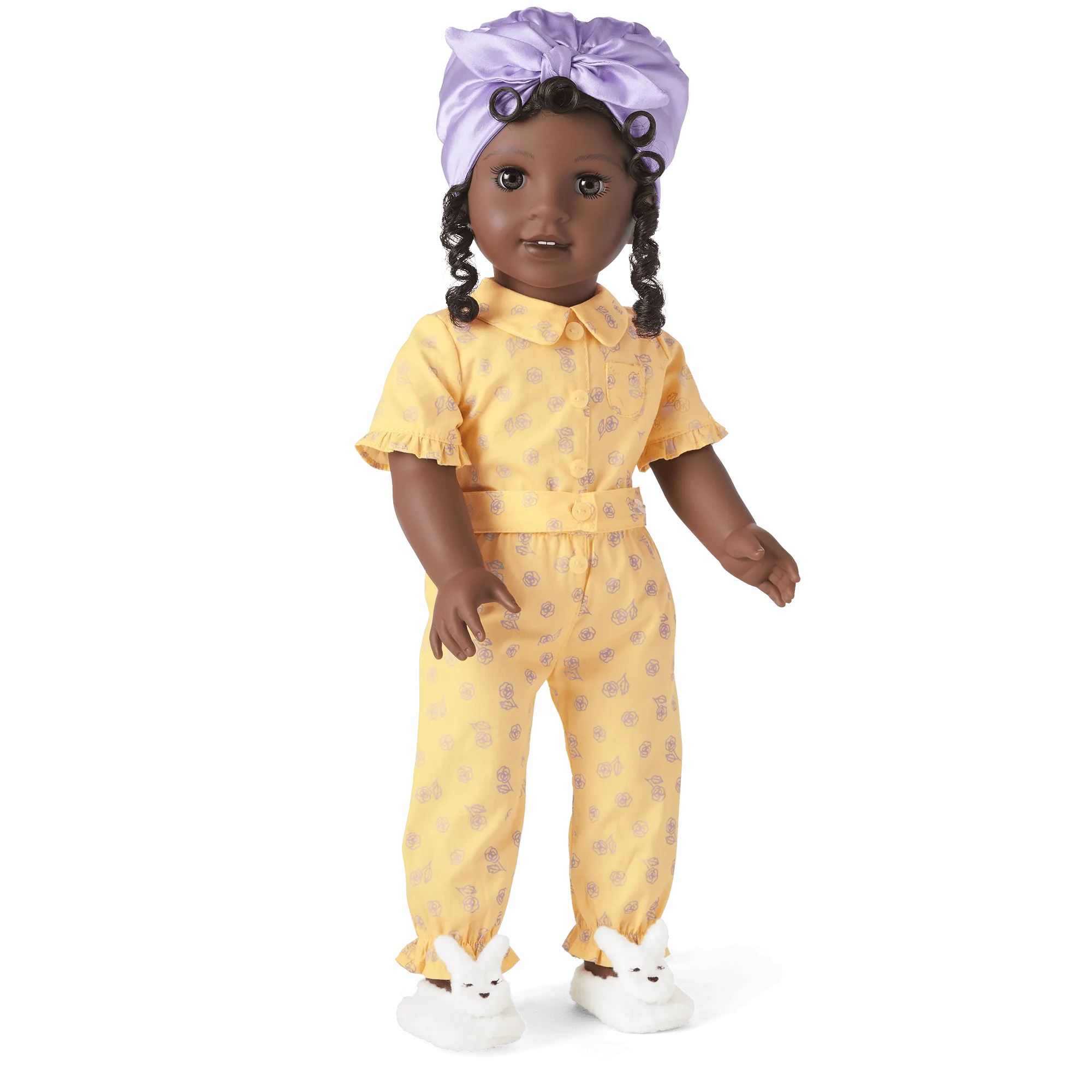 Claudie's™ Yellow Bloom Pajamas for 18-inch Dolls