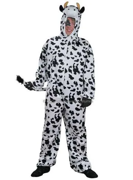 Cool Country Plus Size Adults Cow Costume Onesie