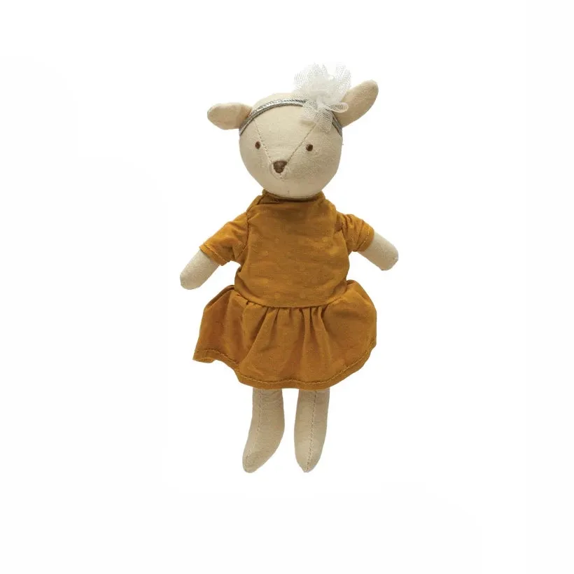 Cotton Linen Mini Animal Doll