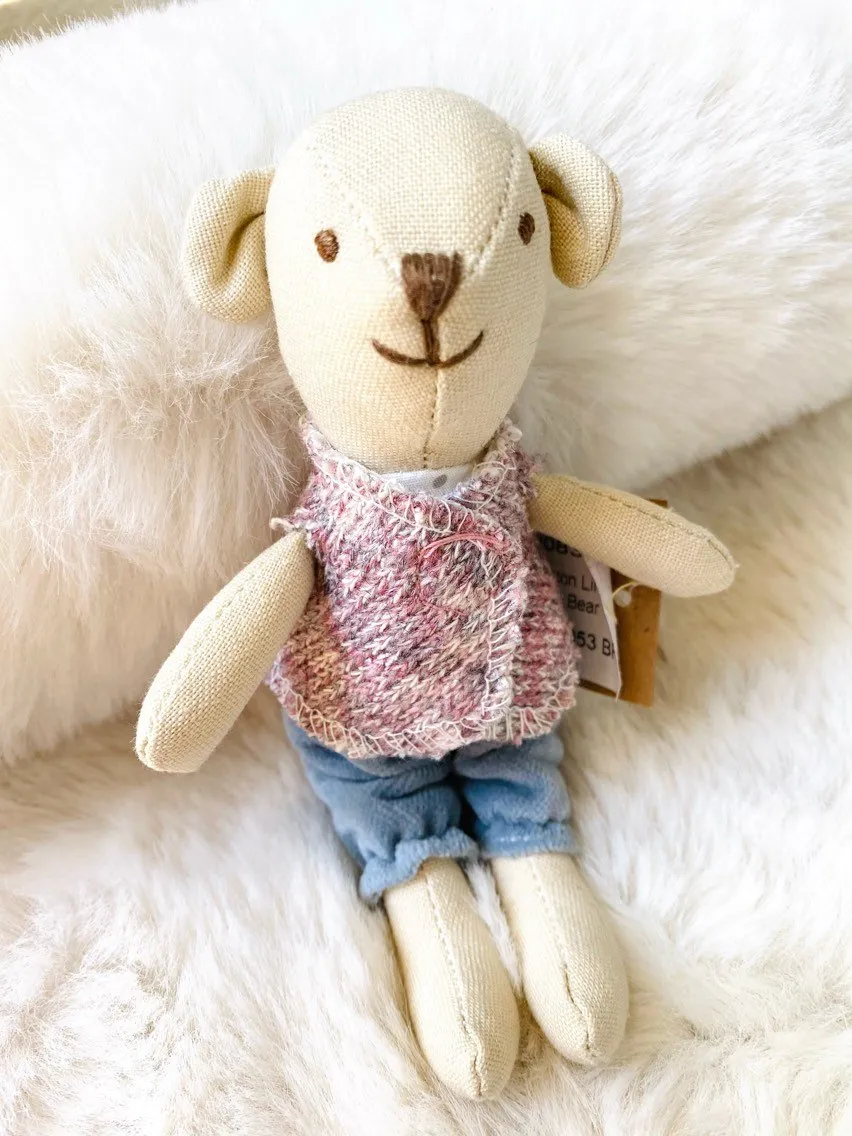 Cotton Linen Mini Animal Doll